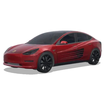 Ferrari Teslarossa 1986, Red – Tesla Model 3 wrap