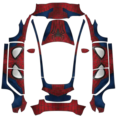 スパイダーマン (SpiderMan (TASM 2)) – テスラ Model 3 ラッピング
