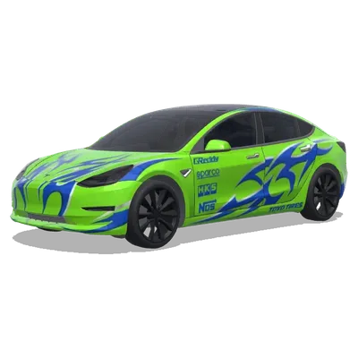 Lancer Брайана (Brian's lancer in fast and the furious) – оклейка Tesla Model 3