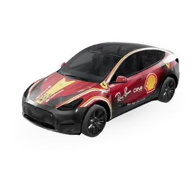 Ferrari – Tesla Model Y wrap