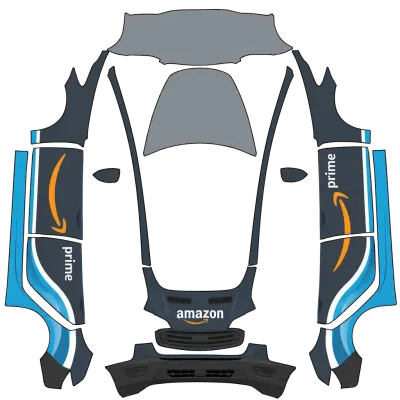 Amazon Driver – Tesla Model 3 wrap