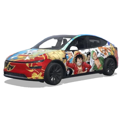 海賊王主題（One piece theme） – 特斯拉 Model Y 塗裝
