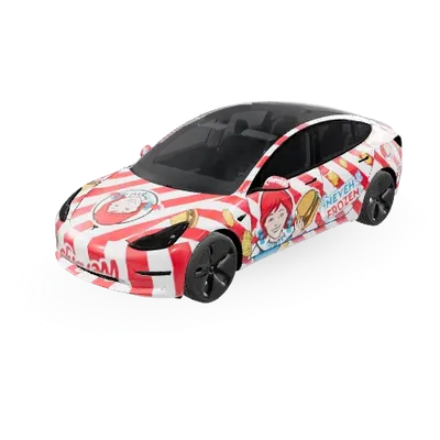 Wendy's – Tesla Model 3 Wrap