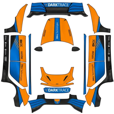 邁凱倫F1（Mclaren F1） – 特斯拉 Model 3 塗裝