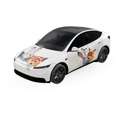 Zootopie (zootopia) – covering Tesla Model Y