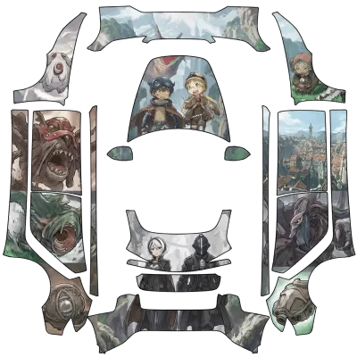 來自深淵2.0（Made in Abyss 2.0） – 特斯拉 Model 3 塗裝