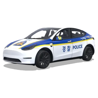 Корейская полиция (korean police) – оклейка Tesla Model Y