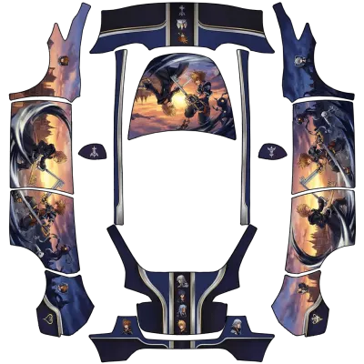 Kingdom Hearts – Tesla Model Y wrap
