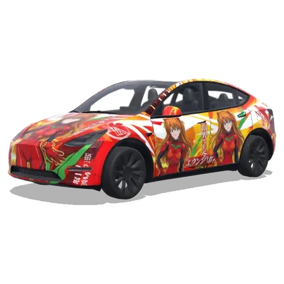 アスカ全面ラッピング (Asuka, full of the car) – テスラ Model Y ラッピング