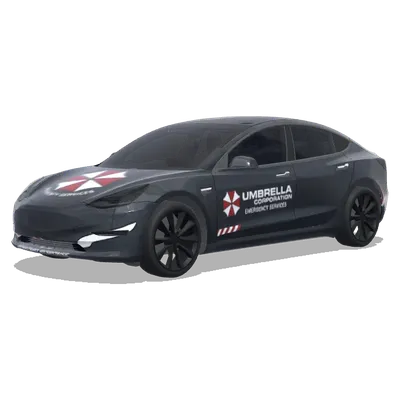 Umbrella Corporation Einsatzfahrzeug – Tesla Model 3 wrap