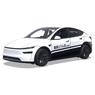頭文字D FC3S (이니셜d의 fc3s) – テスラ Model Y ラッピング