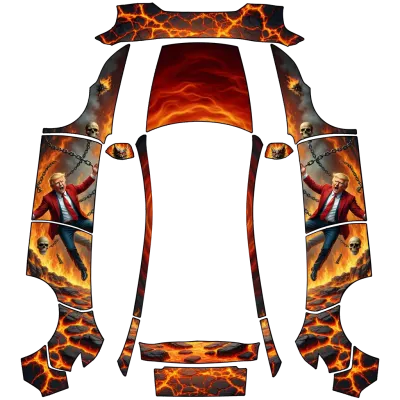 Enfer (hell) – covering Tesla Model Y