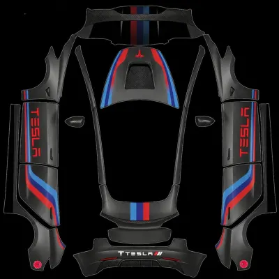 테슬라 그레이 (tesla grey) – 테슬라 Model 3 랩핑