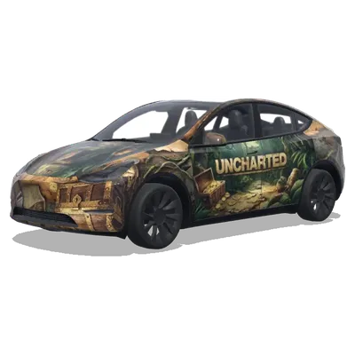 Uncharted (Uncharted game) – Tesla Model Y Wrap