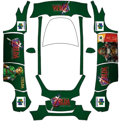 時之笛（Ocarina of time） – 特斯拉 Model Y 塗裝