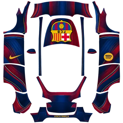 FC Barcelona 2026_27 – Tesla Model Y Wrap