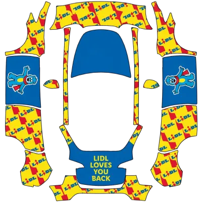Lidl – covering Tesla Model Y