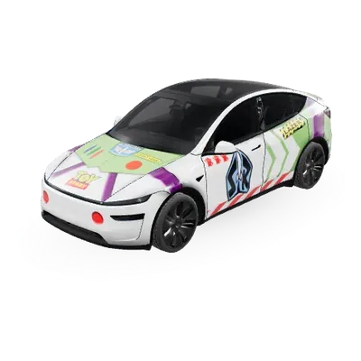 巴斯光年（Buzz Lightyear） – 特斯拉 Model Y 塗裝