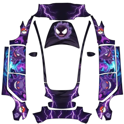팬텀 (Gengar) – 테슬라 Model 3 랩핑