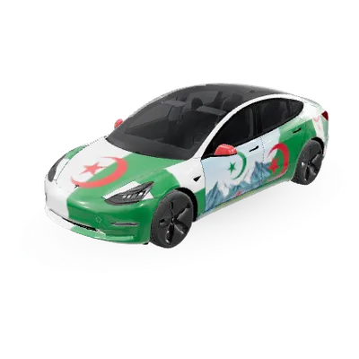 阿爾及利亞（Algeria） – 特斯拉 Model 3 塗裝