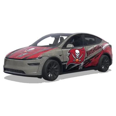 坦帕湾海盗涂装（tampa bay buccaneers wrap） – 特斯拉 Model Y 涂装