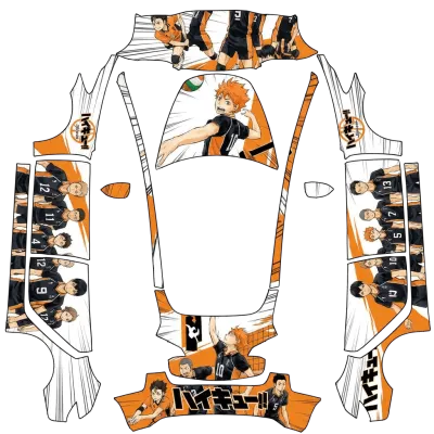 Haikyu – Tesla Model 3 wrap