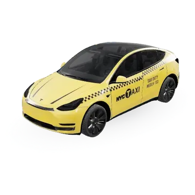 Taxis New York (Taxis NYC) – Tesla Model Y Wrap