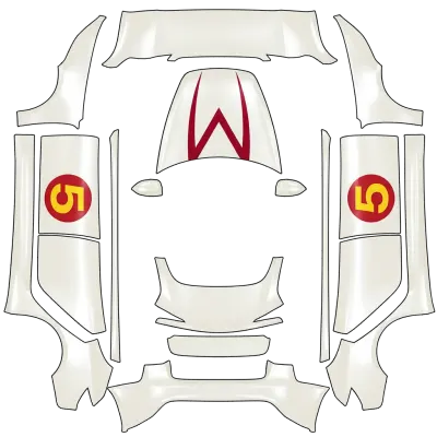 極速賽車手（Speed Racer） – 特斯拉 Model 3 塗裝