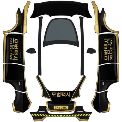 Taxi Driver (모범택시) – Tesla Model Y Wrap