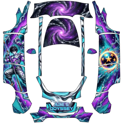 Toji Fushiguro – Tesla Model Y Wrap