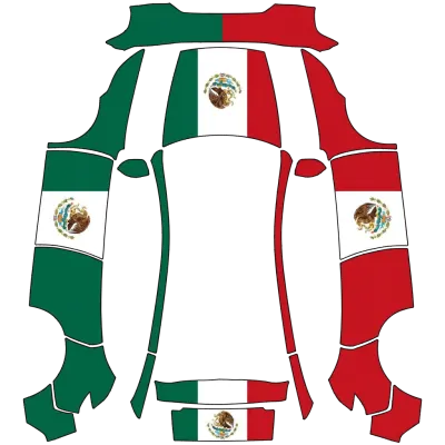 Ser Mexicano es mi Bandera – оклейка Tesla Model Y