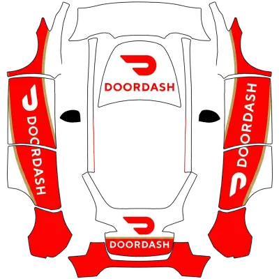 DoorDash (Doordash) – Tesla Model Y Wrap