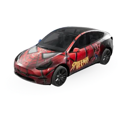 3D Spider-Man Neu (3D SPIDERMAN NEW) – Tesla Model Y Wrap