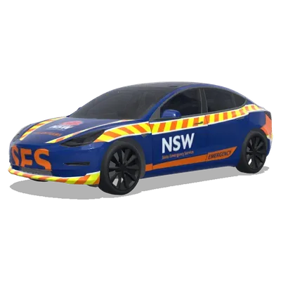 NSW State Emergency Service – Tesla Model 3 Wrap