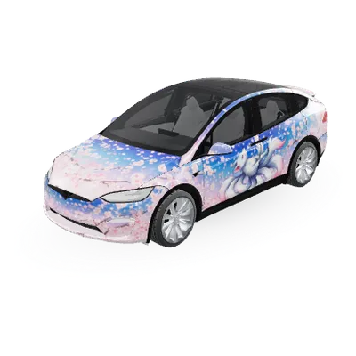 Kirsche (Cherry) – Tesla Model X Wrap