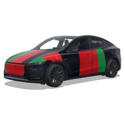 阿富汗國旗（Afghanistan flag） – 特斯拉 Model Y 塗裝