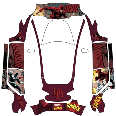 데어데블 (Daredevil) – 테슬라 Model 3 랩핑