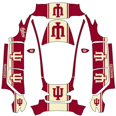 Indiana Hoosiers – Tesla Model 3 Wrap
