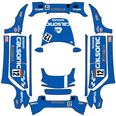 JGTC GTR32 칼소닉 (JGTC GTR32 Calsonic) – 테슬라 Model 3 랩핑