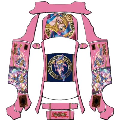 블랙 매지션 걸 (Yu-Gi-Oh! Dark Magician Girl) – 테슬라 Model Y 랩핑