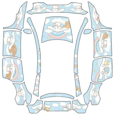 Cinnamoroll – Tesla Model Y L Wrap