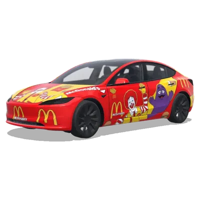 McDonald's Thema – Tesla Model 3 Wrap