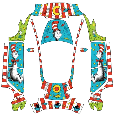 Кот в шляпе (Cat in the hat) – оклейка Tesla Model 3