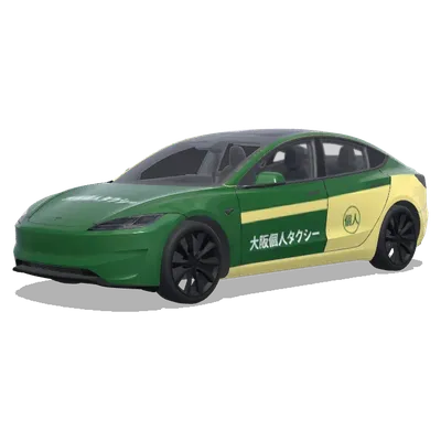 大阪個人タクシー – 特斯拉 Model 3 塗裝