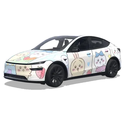 Chiikawa Style (chikawa风格) – Tesla Model Y wrap