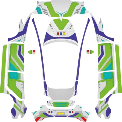 Buzz Lightyear – Tesla Model 3 wrap