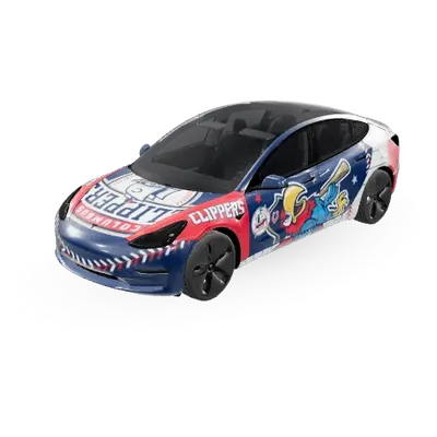クリッパーズ (Clippers) – テスラ Model 3 ラッピング