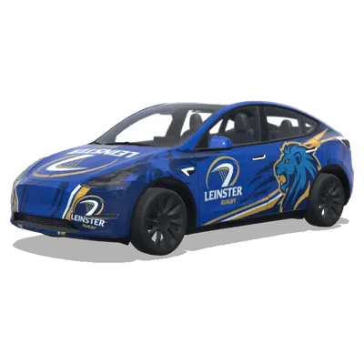 leinster rugby – Tesla Model Y wrap