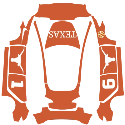 德州长角牛（Texas Longhorns 2） – 特斯拉 Model 3 涂装