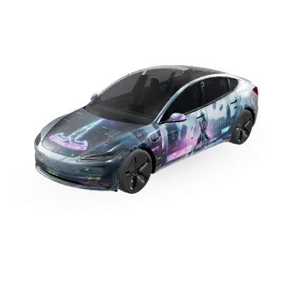 Yonsama (욘사마) – Tesla Model 3 Wrap